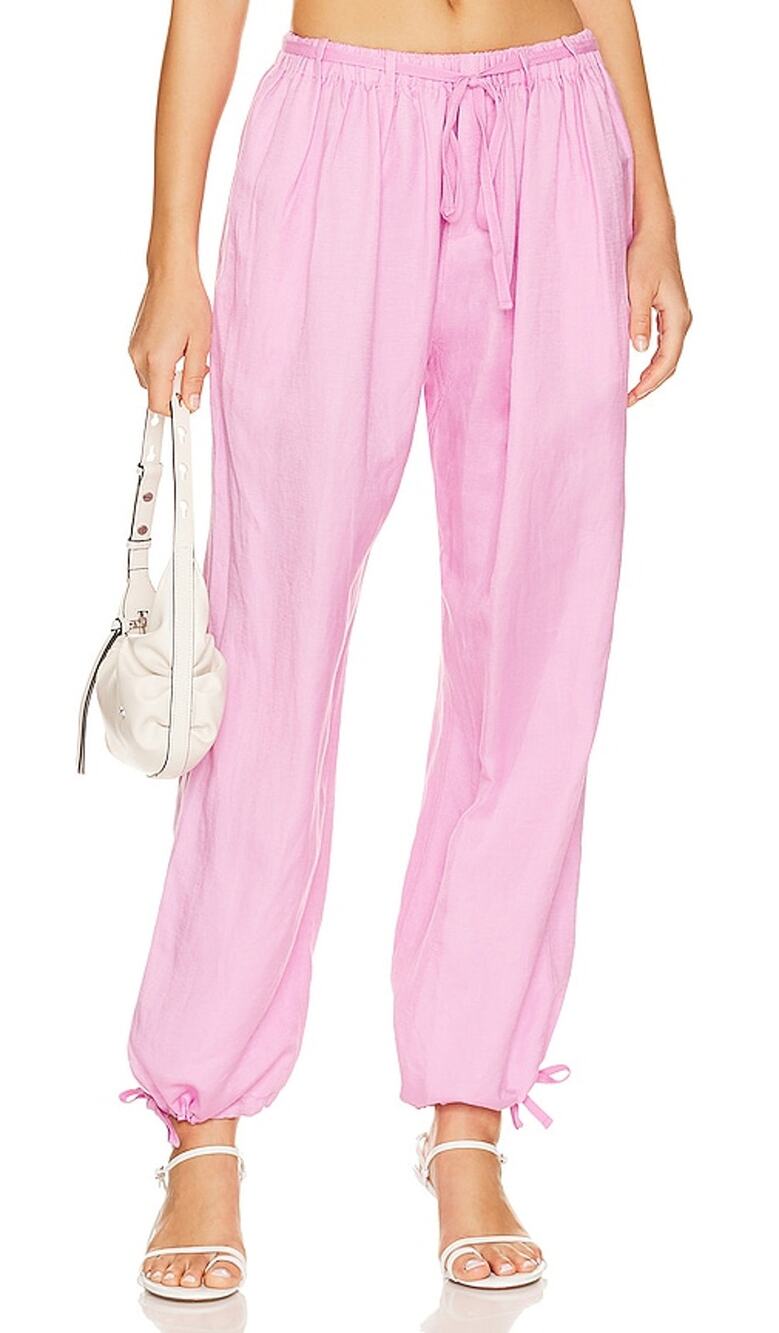 L'academie Relaxed Bubble Gum Pink Maxie Pants Size XS